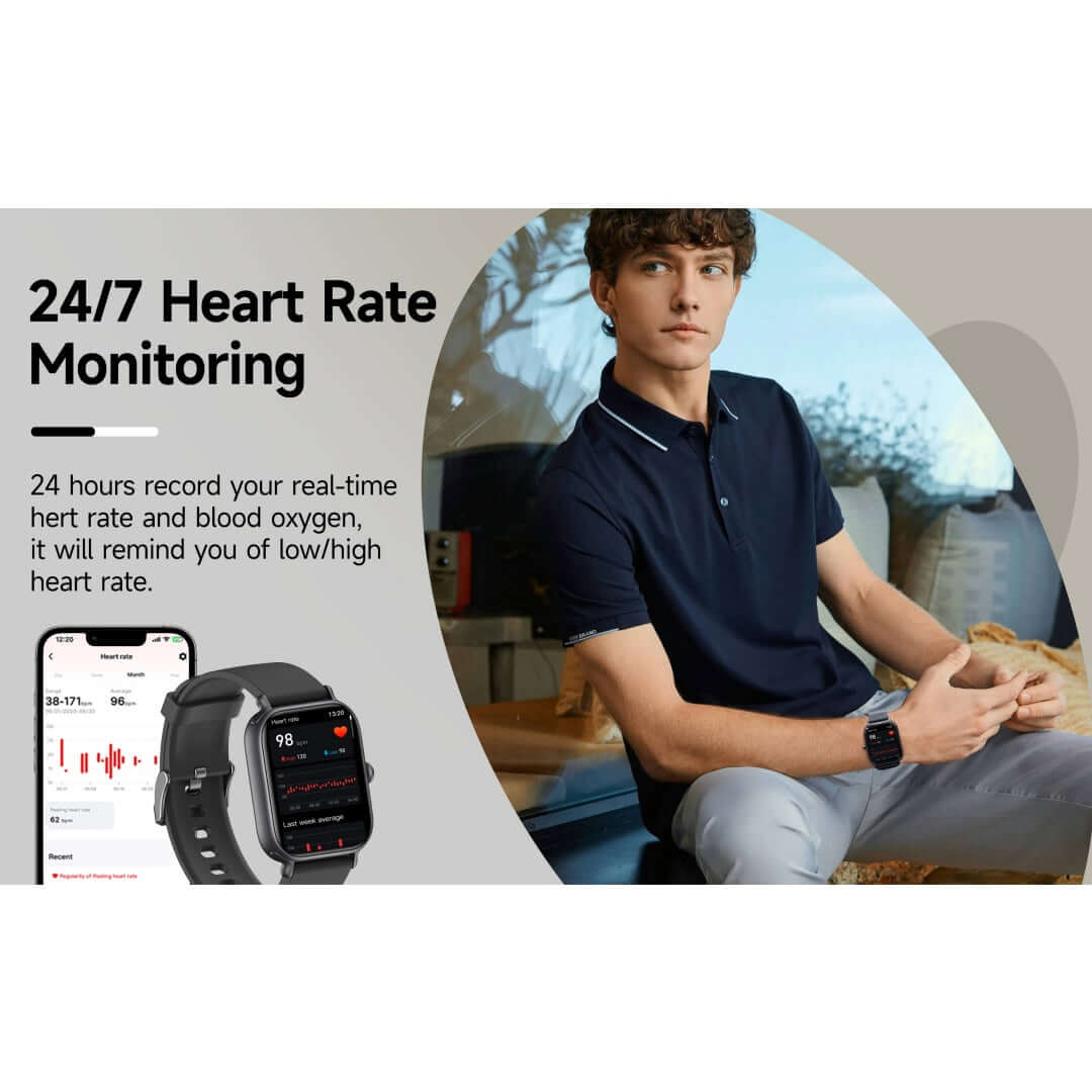 Smart Watch waterproof design for sports and workouts