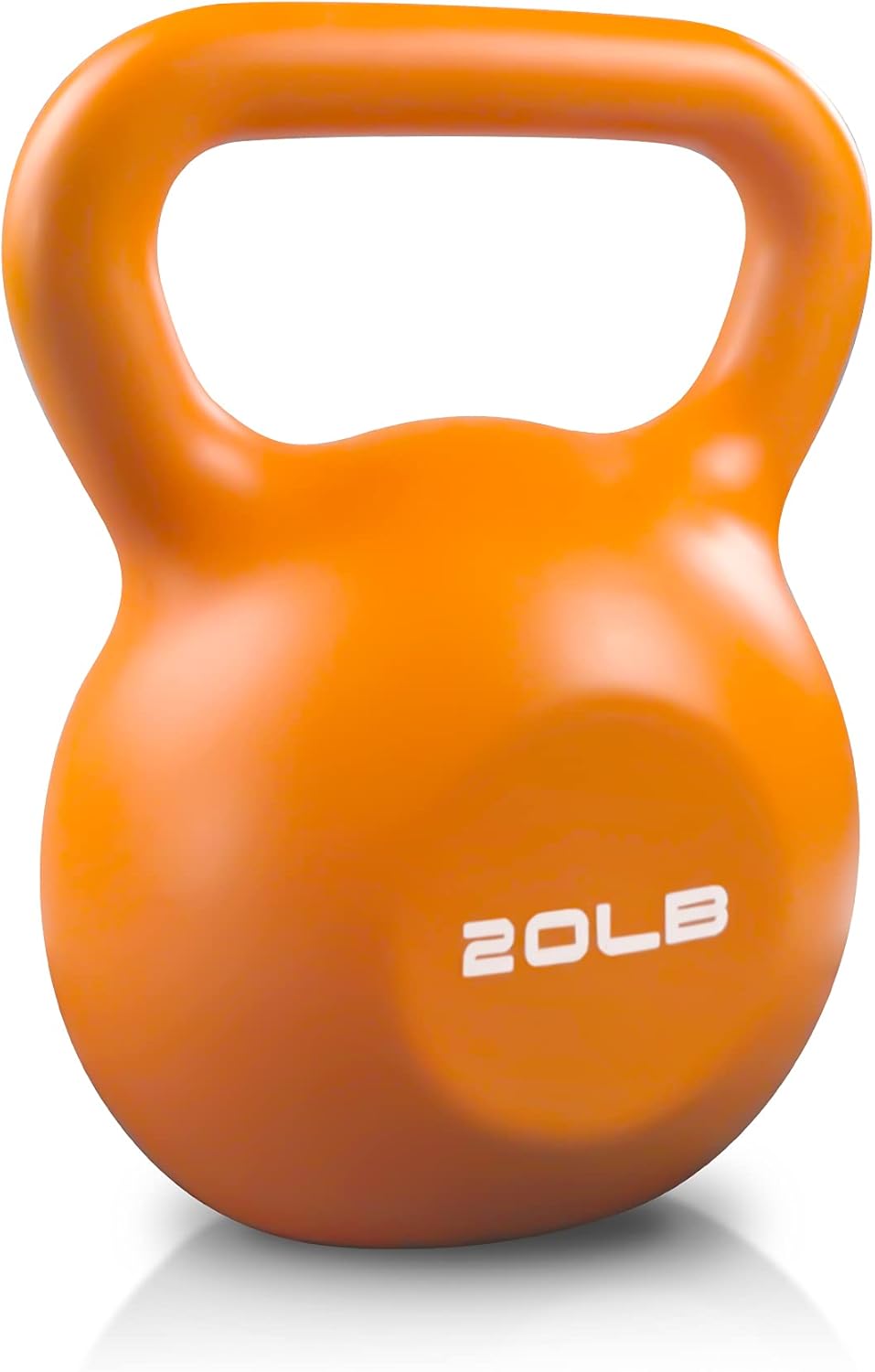 Kettlebell vinyl coated for noise reduction