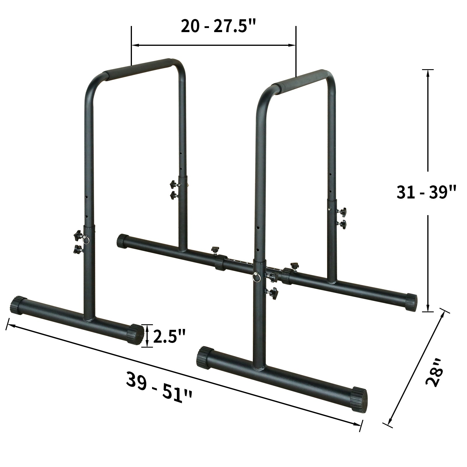 Power Tower Dip Station with Pull Up Bar - 550 Lb