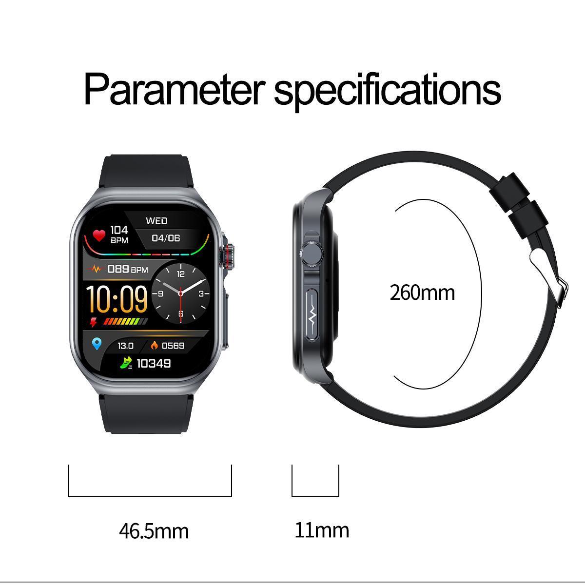 Smart Watch charging cable and accessories included