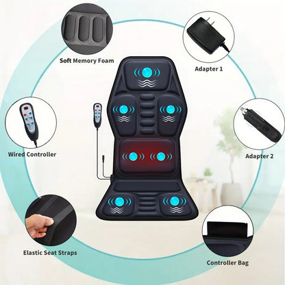 Remote control heated foot spa massager in use