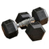 Hex dumbbell set home gym equipment
