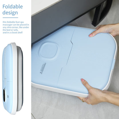 Heated Foot Spa Massager - Collapsible with Remote Control