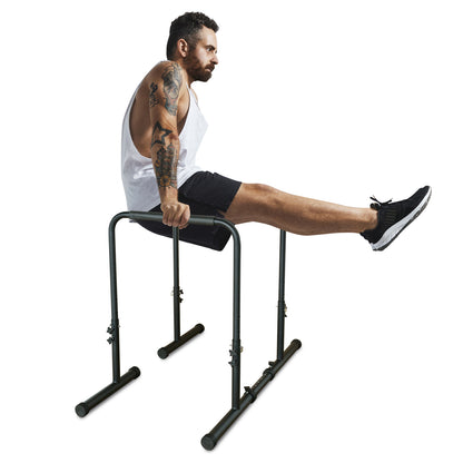Power Tower Dip Station with Pull Up Bar - 550 Lb