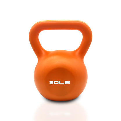 Kettlebell 20 lb vinyl coated for strength training