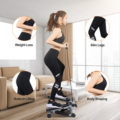 Mini stepper adjustable resistance knob