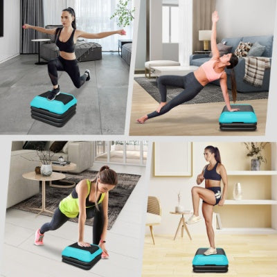 Step platform aerobic exercise equipment