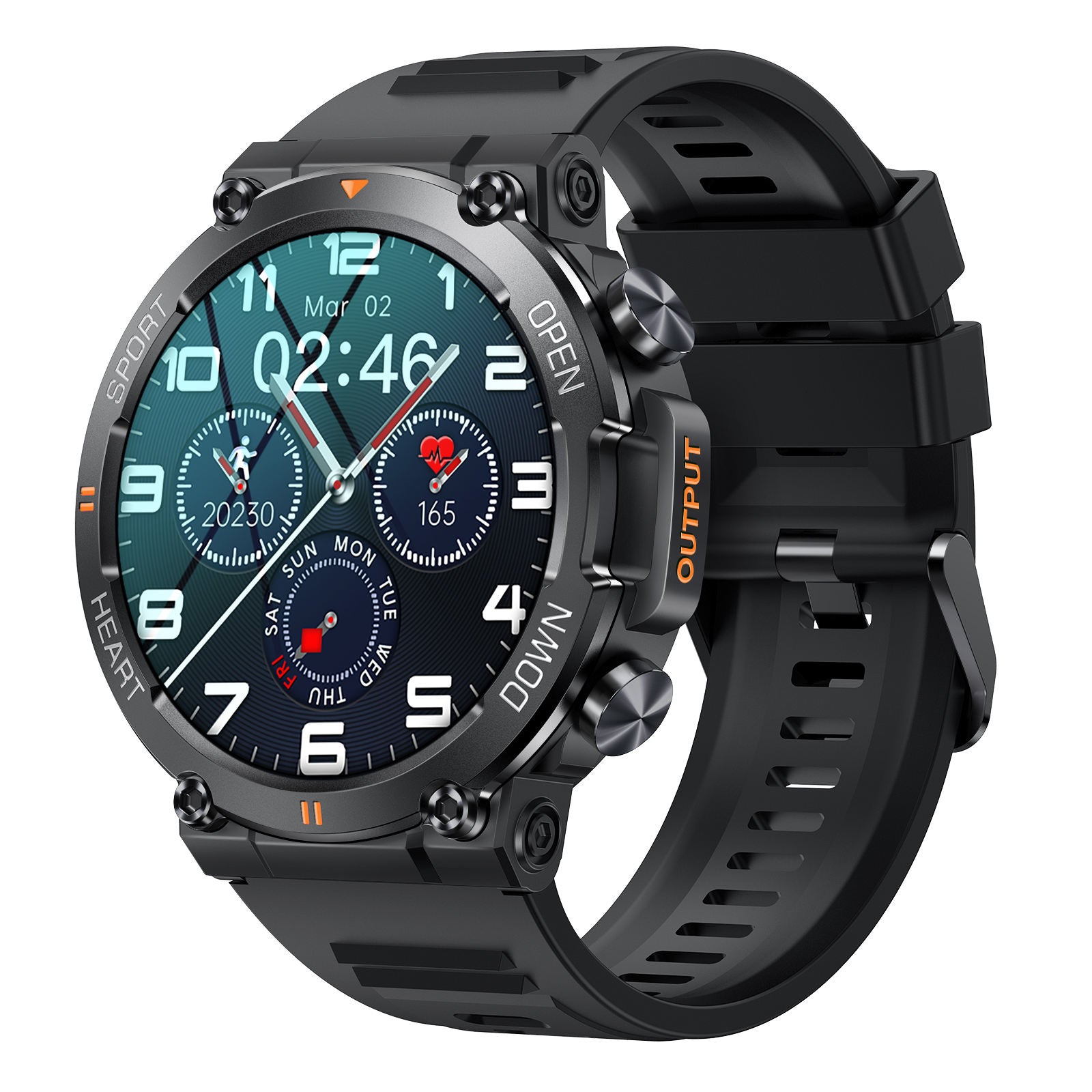 Smart watch with Bluetooth calling and fitness tracking