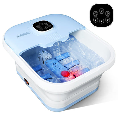 Heated Foot Spa Massager - Collapsible with Remote Control