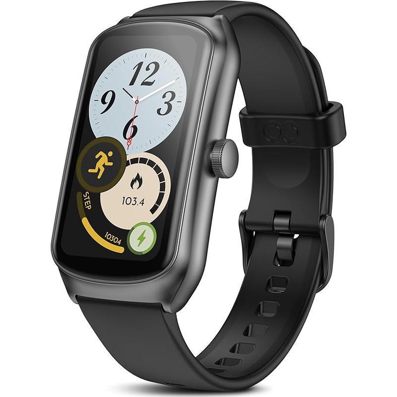 Fitness Smartwatch with AMOLED display and heart rate monitor