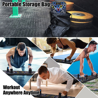 Push up board full body workout home gym equipment