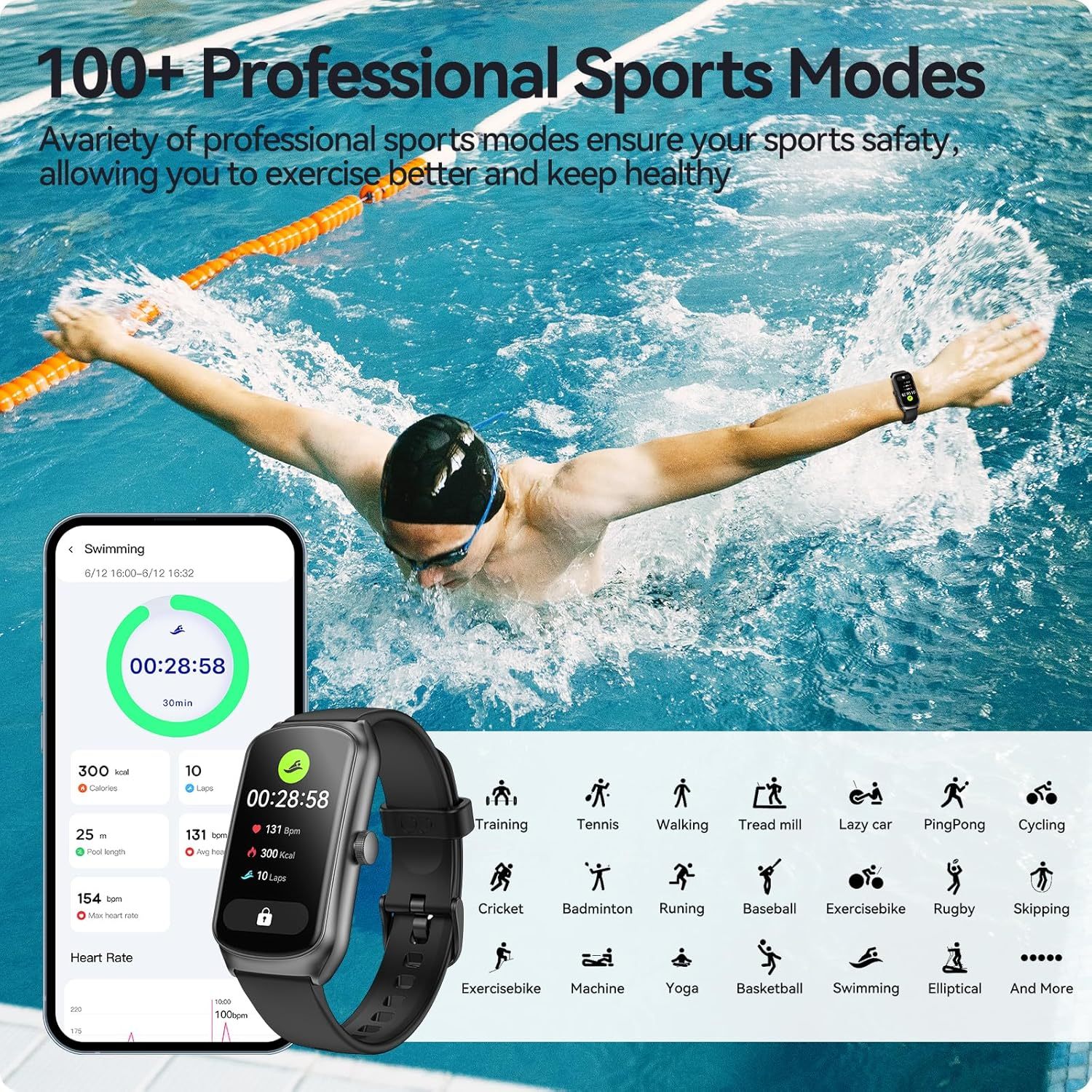 Fitness Smartwatch blood oxygen and sleep monitoring features