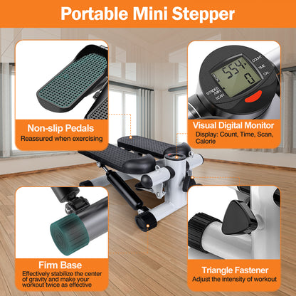 Mini stepper 330 lb capacity steel construction