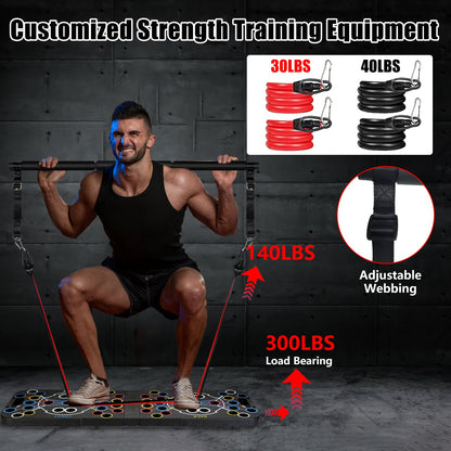 Push up board portable foldable design