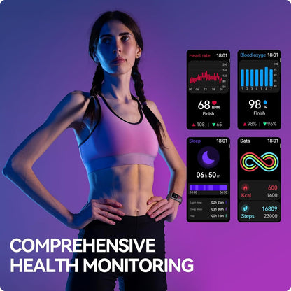 Fitness Smartwatch charging cable and accessories included